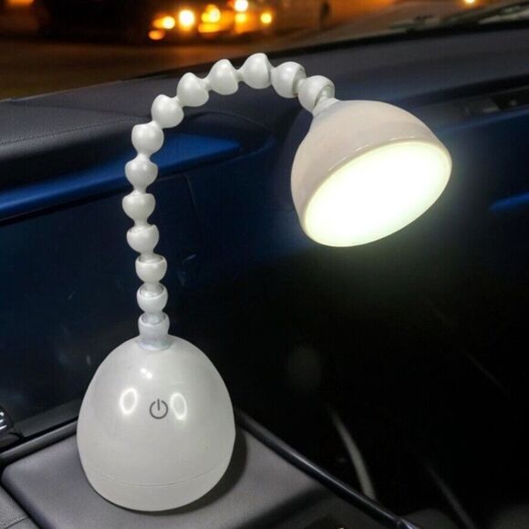 Dimmable LED Touch Desk Lamp, USB or Battery Power, Portable, Adjustable Neck - Picture 8 of 16